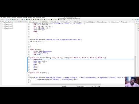 Student Information System Java Class Object Oriented Programming
