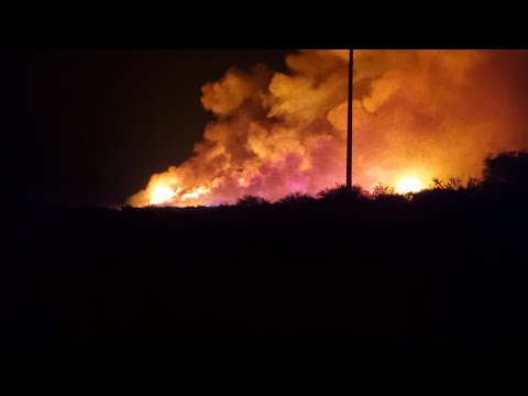 Fuego en General San Martín La Pampa (2)