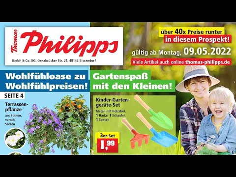 🛒 Thomas Phillips Katalog Prospekt 9. bis 14. Mai 2022 - Neuigkeiten, Angebote Deutschland 🇩🇪