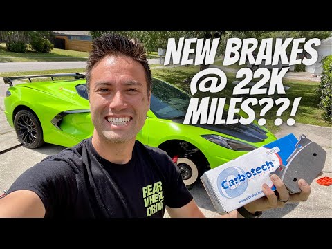 HAVING TO REPLACE BRAKE PADS ON MY C8 CORVETTE AT 22k MILES?!?!