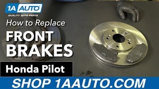 How to Replace Install Front Brakes 03-08 Honda Pilot