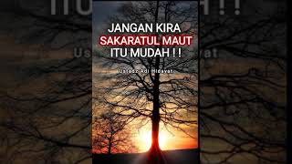 Download lagu JANGAN KIRA SAKARATUL MAUT ITU MUDAH - Ustadz Adi Hidayat #shorts mp3
