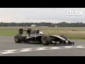 The Stig Takes The F1 Style Lotus Round The Track Top Gear BBC