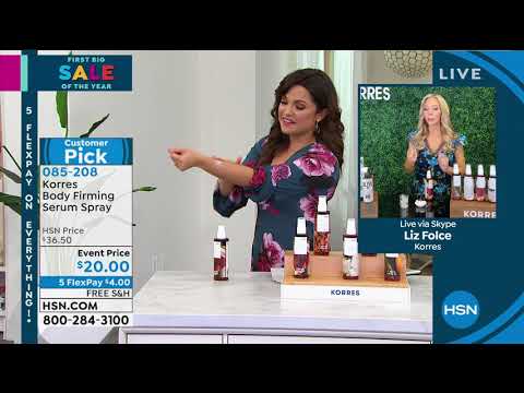 Korres Golden Passionfruit Body Firming Serum Spray