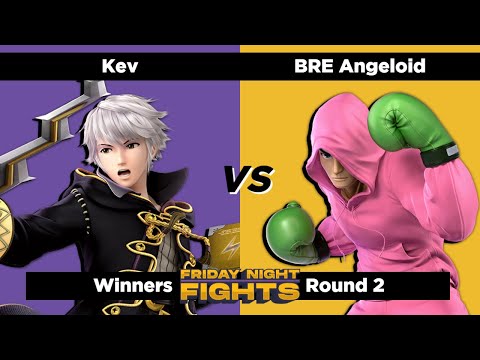 Friday Night Fights 127 WR2 - Kev (Robin) vs BRE | Angeloid (Little Mac)
