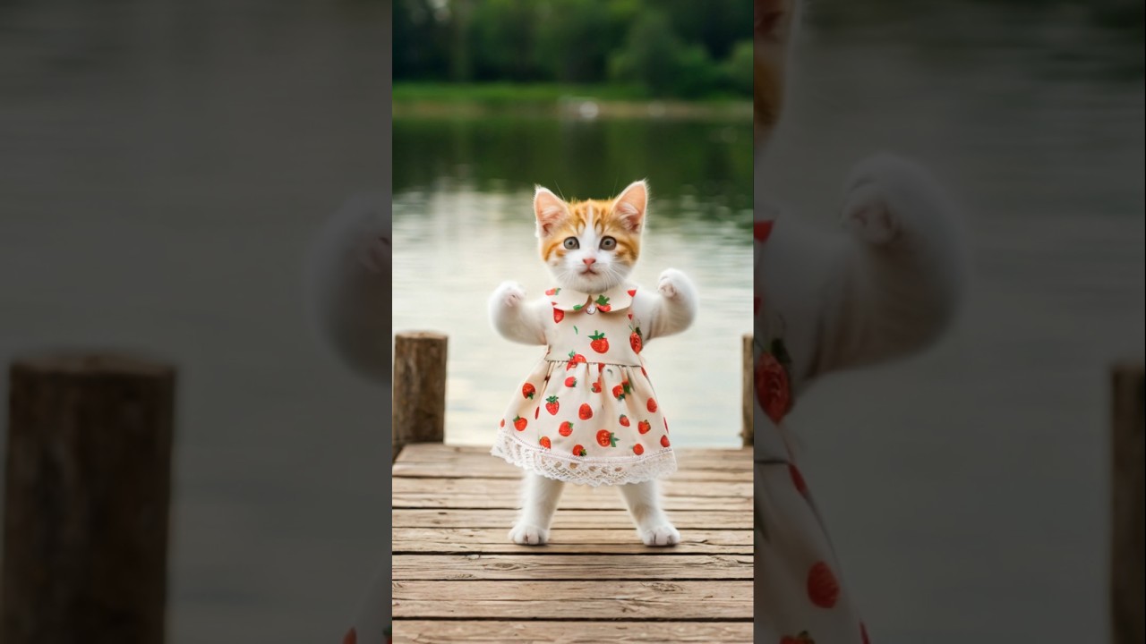Pet Dance |#Cat #Dance #AdorableAnimals #petdance #cute #kitten #かわいい