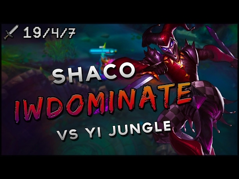 S7 | IWDominate Shaco vs Master Yi JUNGLE | Ranked League VOD