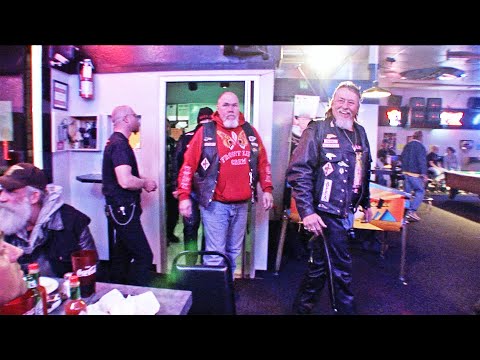 Hells Angels Biker Bar Confrontation!