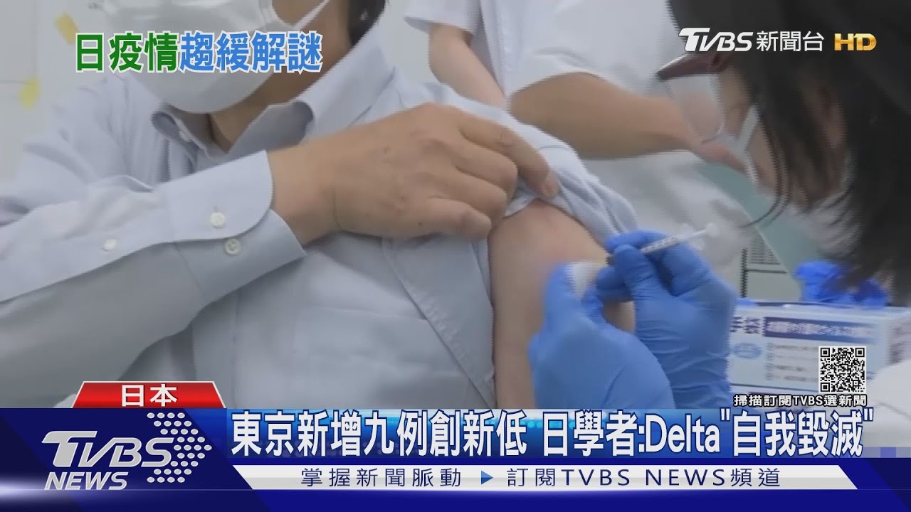東京新增九例創新低 日學者:Delta「自我毀滅」