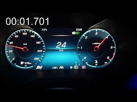 Mercedes GLC300d 4Matic Coupé acceleration 0-230km/h