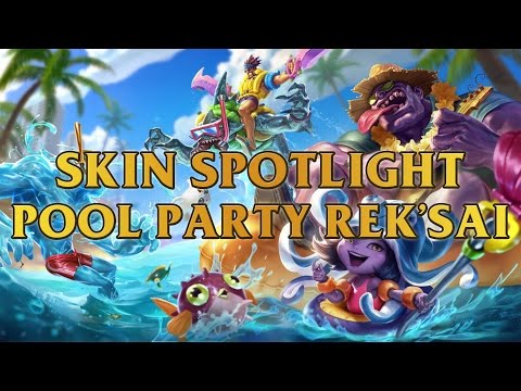 Pool Party Rek'Sai Skin Spotlight