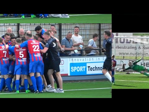 Tweede helft VV Achterberg 1 - VV Veenendaal 1.