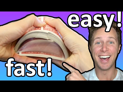 How to Shuffle Cards FAST! (Easy Bridge)