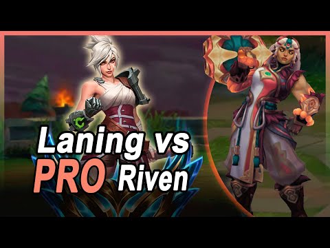 Laning against one of the world's best Riven players.