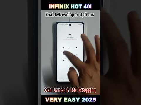 infinix hot 40i developer options /How to enable developer mode & usb debugging in infinix 2025//
