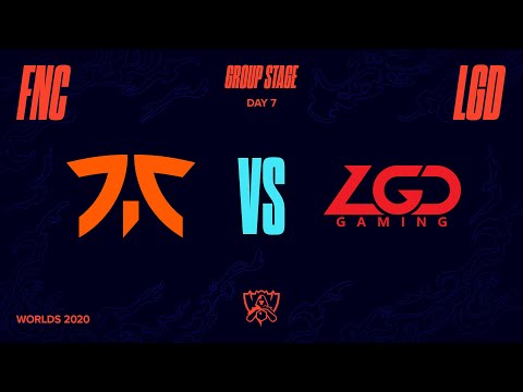 FNC vs LGD | Worlds Group Stage Day 7 | Fnatic vs LGD Gaming (2020)