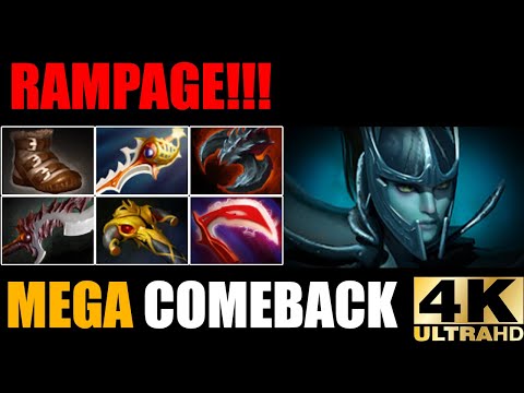 Divine Rapier Phantom Assassin Rampage!!! Epic Mega Creeps Comeback Pro Rank Dota 2 Gameplay