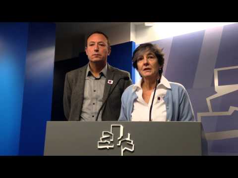 Laura Mintegi y Juanjo Agirrezabala sobre la paga extra de los y las funcionarias.