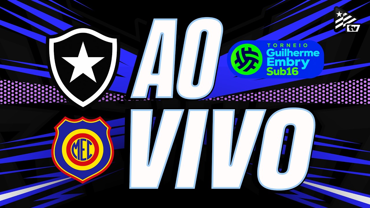 Assista AO VIVO: Botafogo recebe o Madureira pelo Torneio Guilherme Embry Sub-16