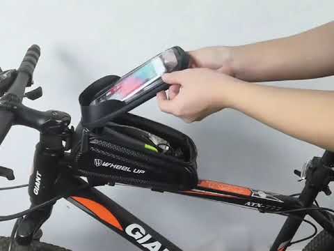 Fuchusi Wild Man Bike Handlebar Waterproof Bag & Touch Screen Phone Holder