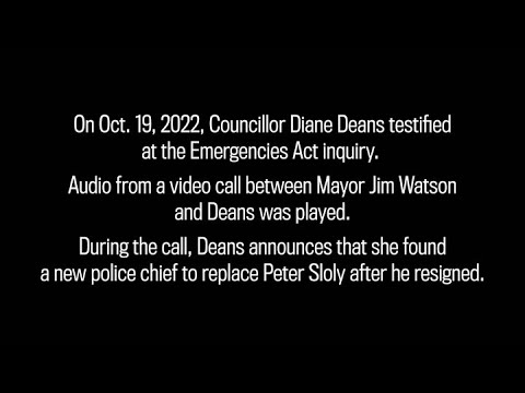 Councillor Diane Deans Announces She Found A New Police Chief During Phone Call With Mayor J...