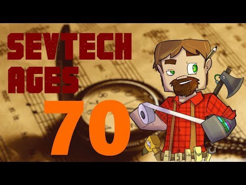 1.12 Modded Minecraft SevTech Ages: Episode 70: AE2 Storage System!