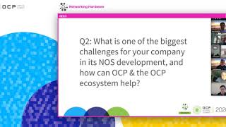 OCP 2020 Virtual Summit: Panel: Network Operating Systems, Disaggregat