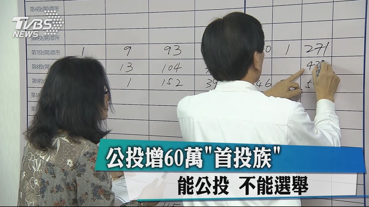1124投票 多60萬18歲公投首投族可放假