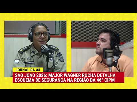 São João 2026: Major Wagner Rocha detalha esquema de segurança, na região da 46ª CIPM
