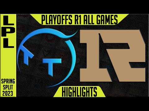 TT vs RNG Highlights ALL GAMES | LPL Playoffs Spring 2023 Round 1 | Thunder Talk Gaming vs RNG