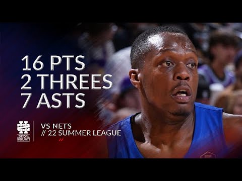Cassius Winston 16 pts 2 threes 7 asts vs Nets 2022 Summer League