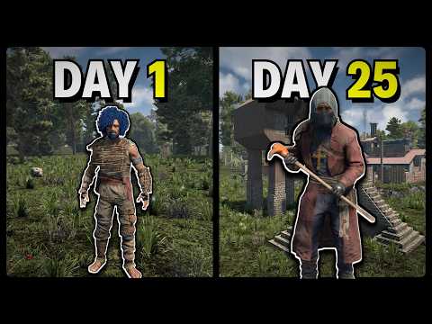 I Survive 100 Days with a SINGLE TRADER! (and nothing else) | 7 Days to Die