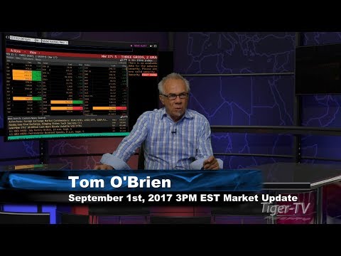September 1st 3PM Stock Market Update by Tom O'Brien on TFNN