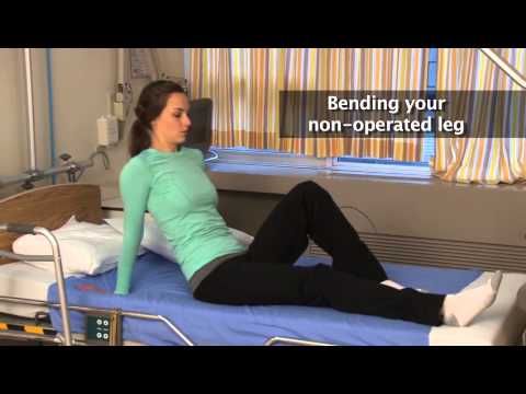How to get out of bed after hip replacement surgery