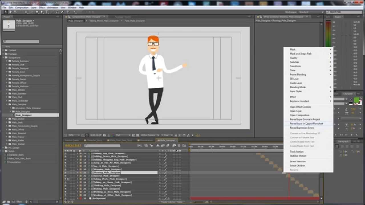 Premiumilk Tutorial 1 - Character Design Animation Toolkit - After Effects