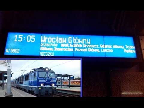 Nowa wersja IC Mieszko - Odjazd z Gdyni Głównej