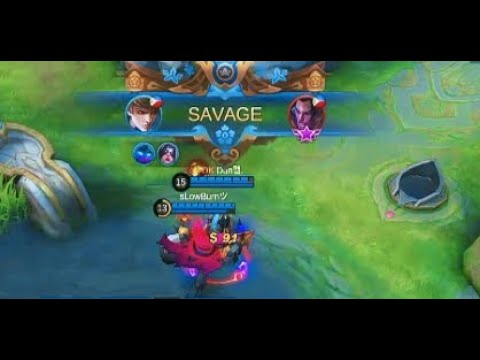 Savage! gusion wipe out all enemies!