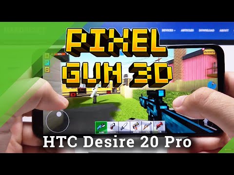 Gaming Performance Checkup on HTC Desire 20 Pro - Pixel Gun 3D Game Test