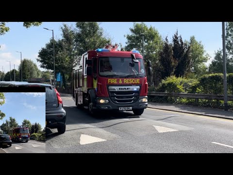 Lancashire Fire & Rescue Service Double Turnout Burnley Fire station