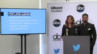 Chrissy Teigen Announces Top Latin Album Finalists - BBMA Nominations 2015