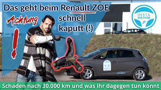 Renault ZOE | hohe Kosten beim Fahrwerk und keine Garantie (+ alle Wartungskosten im Test)