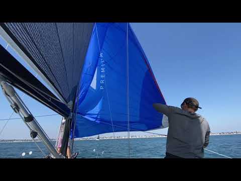 Gybing Asymmetrical Spinnaker