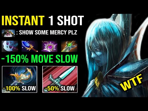 INSTANT 1 SHOT -150% Slow Echo Sabre Phantom Assassin | EZ 21Kills with Manta + Aghanim Dota 2