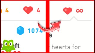 How To Get UNLIMITED HEARTS On DUOLINGO For FREE!