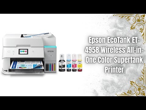 Epson EcoTank ET-4958 Review | Save Big on Ink & Print Smarter!
