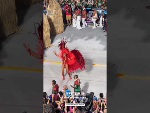 Virgínia Fonseca no Carnaval da Sapucai com a Grande Rio #shorts #carnaval2026 #Vinijr