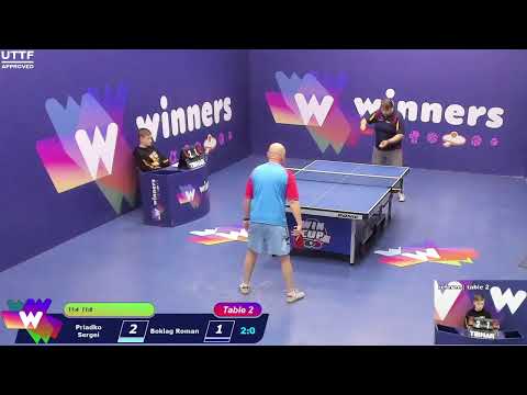 WINners CUP table 2  10.01  Priadko Sergei - Boklag Roman   19:30
