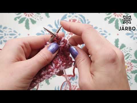 Briochestickning: Öka 1 maska till 3 (PrmOmslPrm)