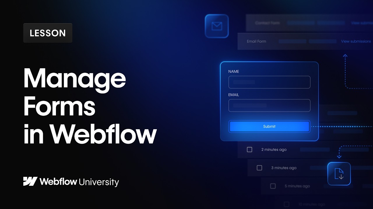 How to manage Webflow form submissions – Webflow tutorial