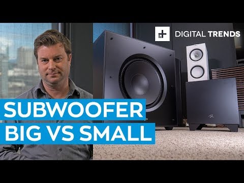 Großer Subwoofer vs. kleiner Subwoofer: Vergleich